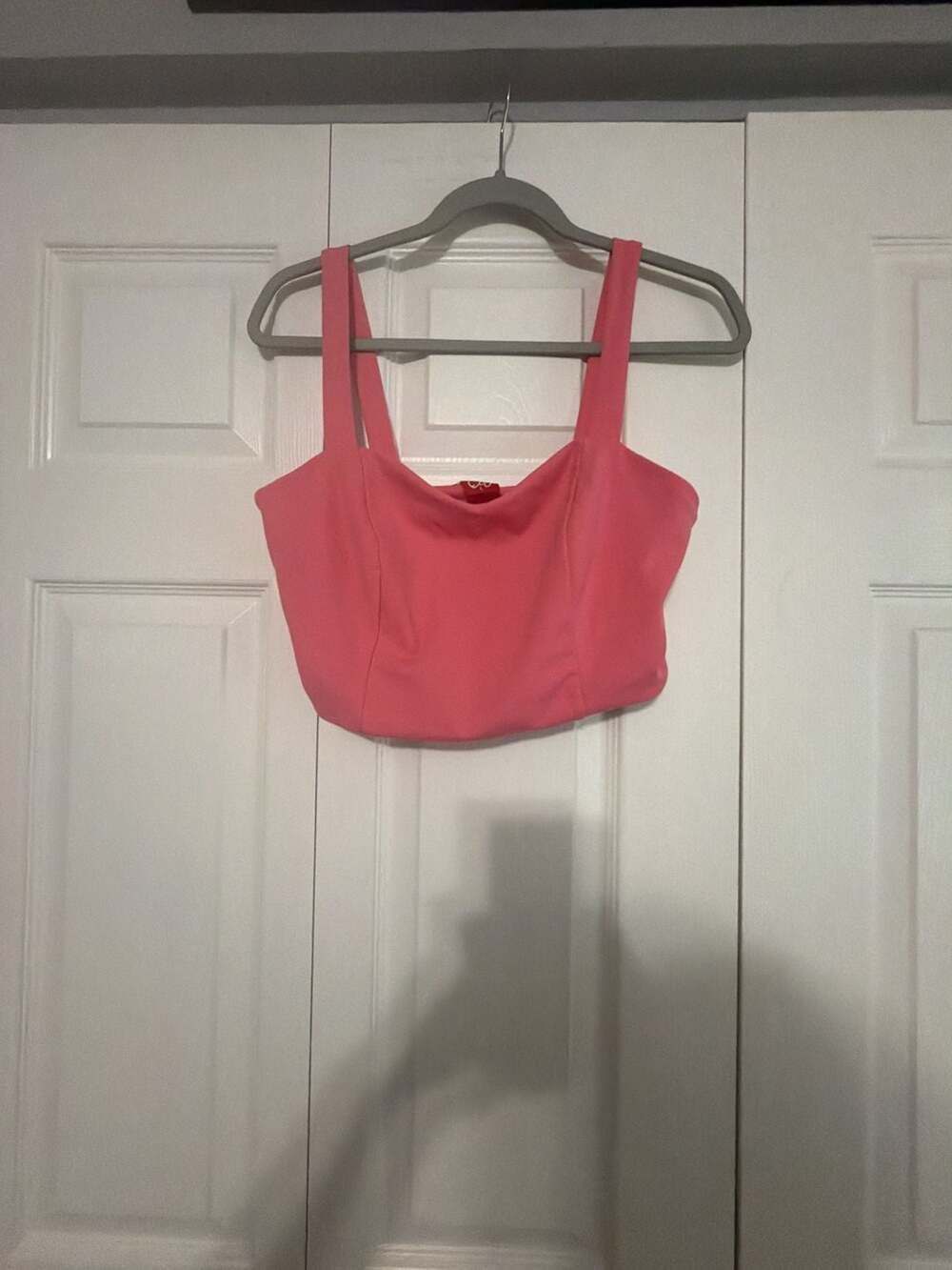 Mochipan Whimsical Fashion Pink Crop Top Size L